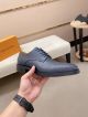 LV Black Calfskin Leather Man Shoes 052515 (4)_th.jpg